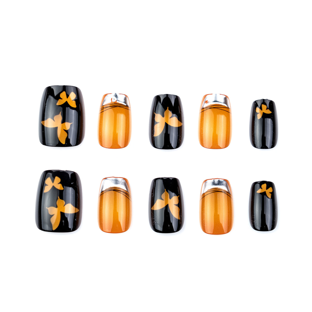Artistic Press-On Nail Tips Set