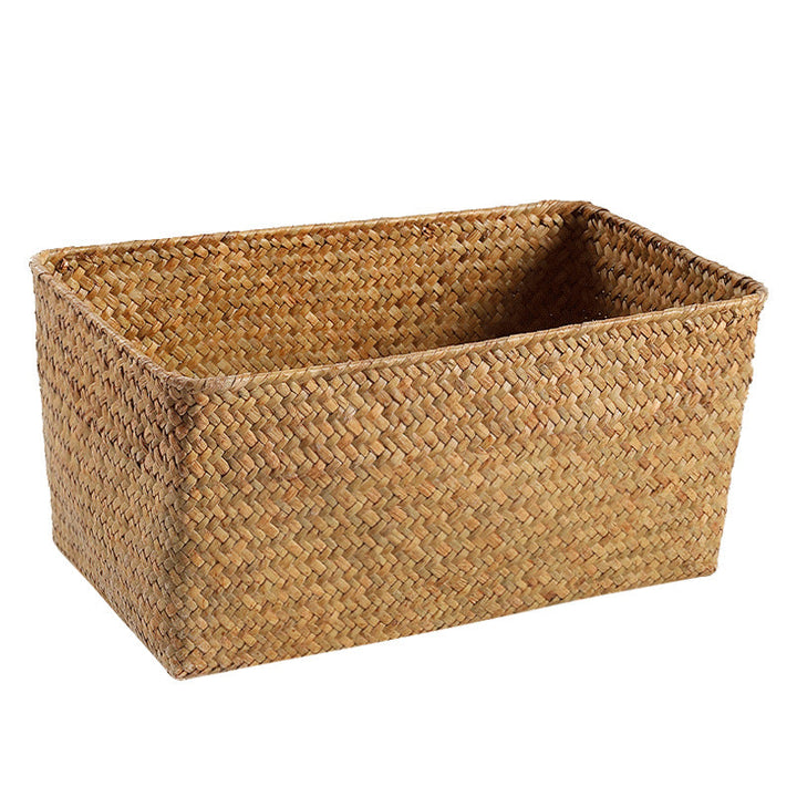 Rectangular Handwoven Storage Basket Stornfield