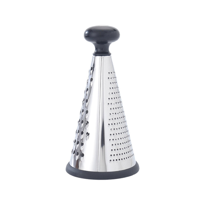 Ergonomic stainless steel kitchen grater with non-slip handle Stornfield