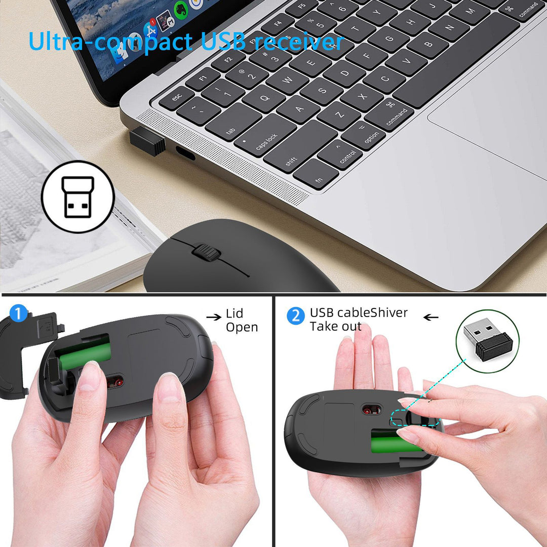 Ergonomic Wireless Computer Mouse Stornfield