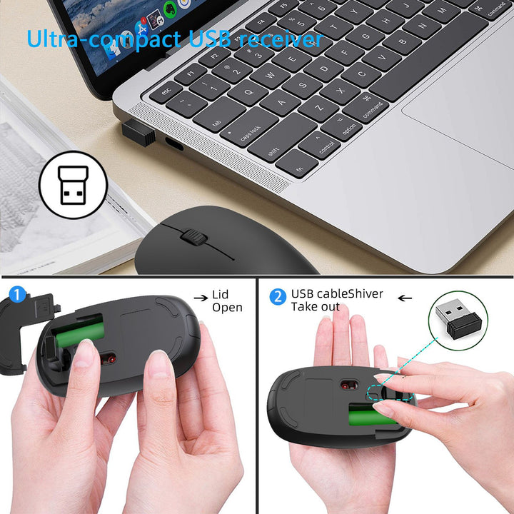 Ergonomic Wireless Computer Mouse Stornfield
