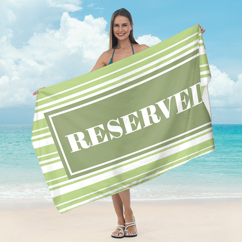 Beach towel with artistic mandala pattern Stornfield