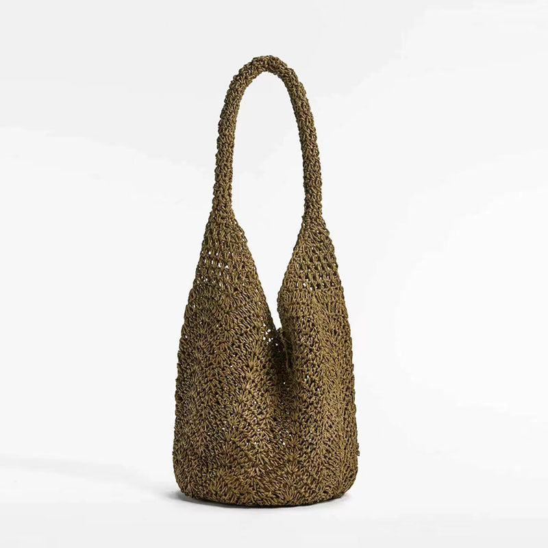 Hand-crocheted tote with deep slit Stornfield