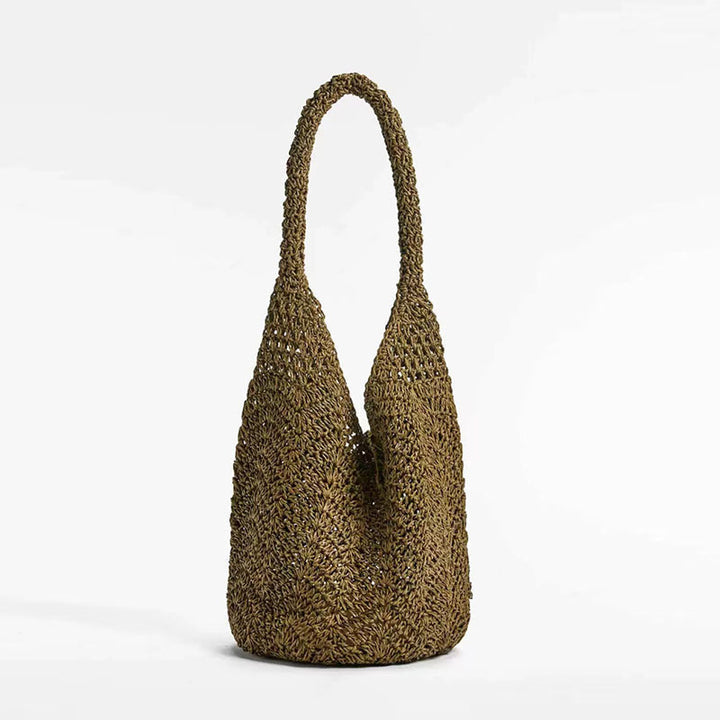 Hand-crocheted tote with deep slit Stornfield