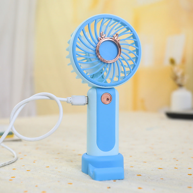 Ladies Portable Handheld Fan with Flexible Tilt Adjustment Stornfield