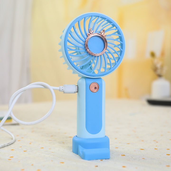 Ladies Portable Handheld Fan with Flexible Tilt Adjustment Stornfield