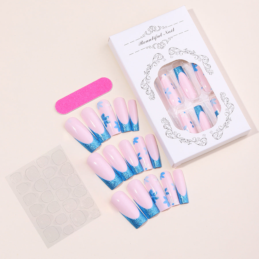 Glamorous Artistic Press-On Nails Stornfield