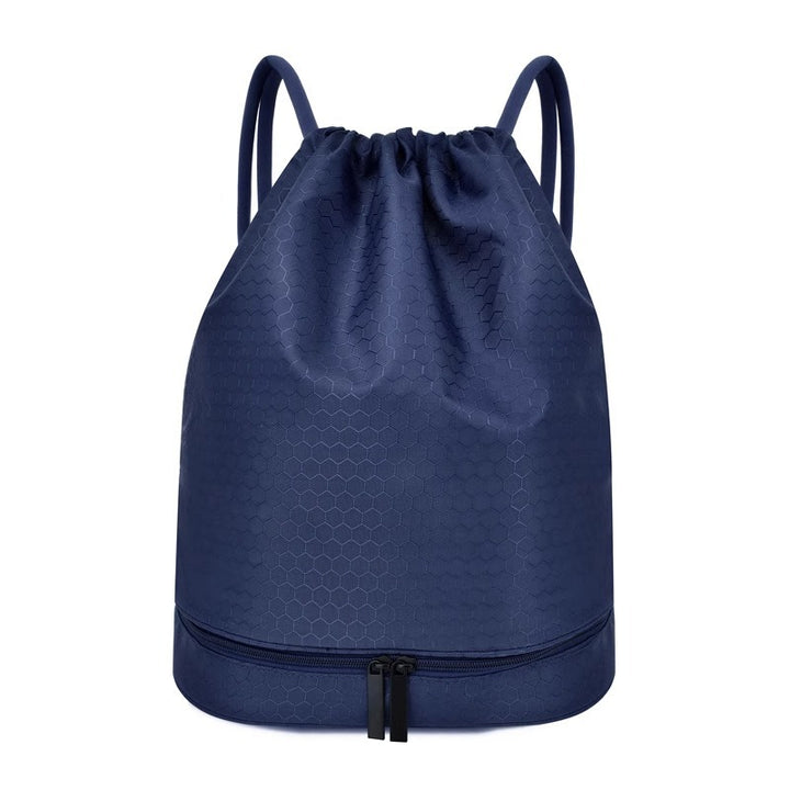 Lightweight Hexagonal Pattern Drawstring Backpack Stornfield