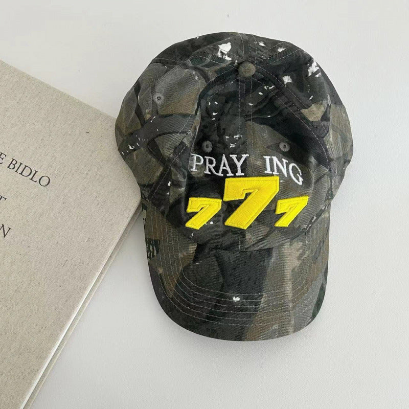 Men's Distressed Camouflage Baseball Cap Stornfield