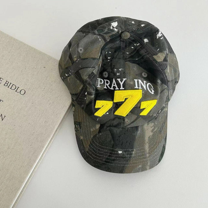 Men's Distressed Camouflage Baseball Cap Stornfield