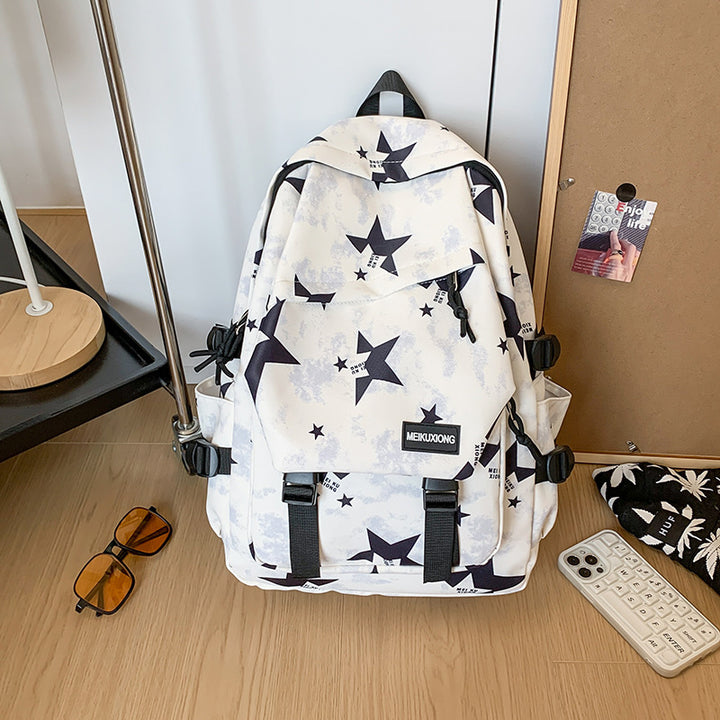 Fun Star-Patterned Backpack Stornfield