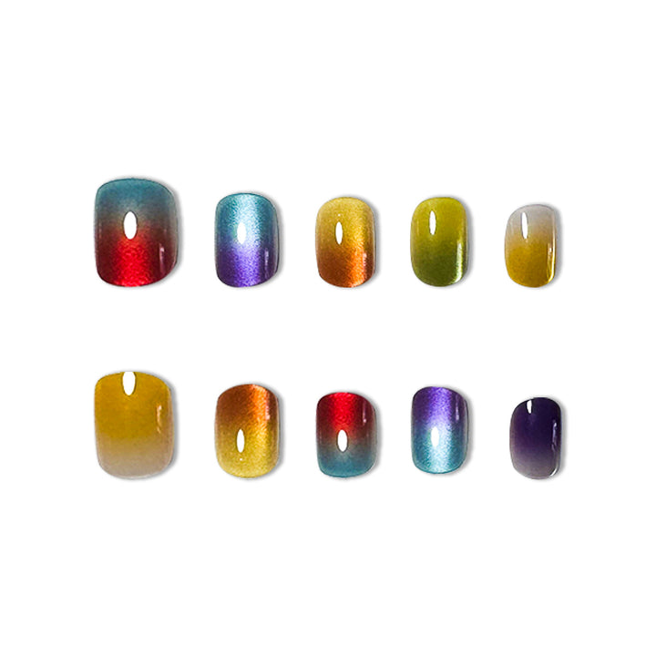 Iridescent Nail Art Extensions Stornfield