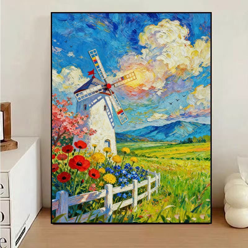 Impressionist Landscape Art Print Stornfield
