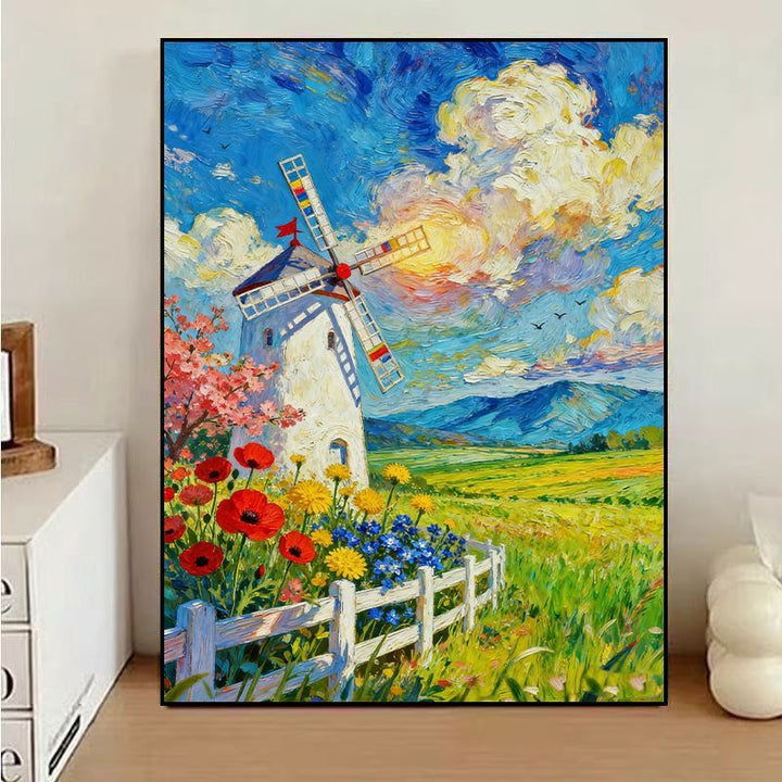 Impressionist Landscape Art Print Stornfield