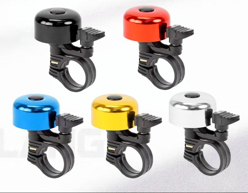 compact universal bicycle bell with quick-release clamp Stornfield