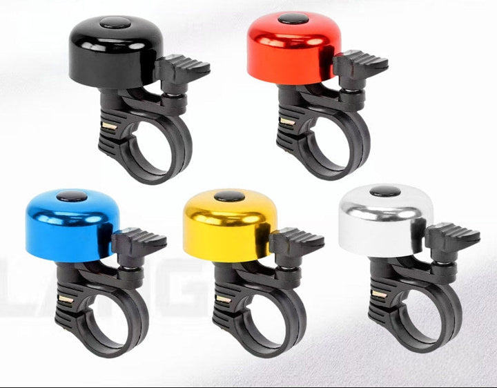 compact universal bicycle bell with quick-release clamp Stornfield