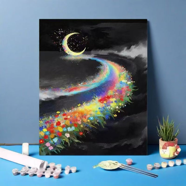 Rainbow Ocean Landscape Art Print Stornfield