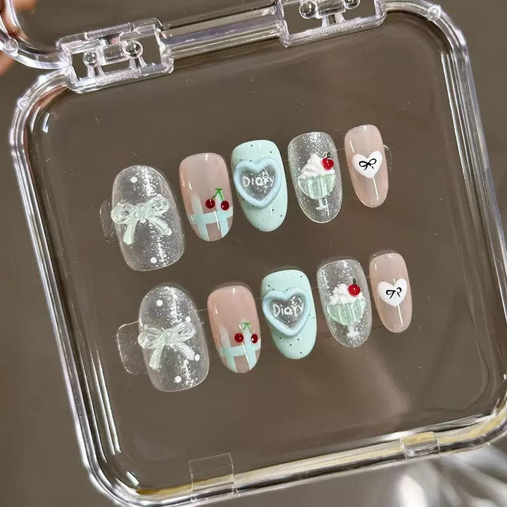 Creative Themed Press-On Nail Set