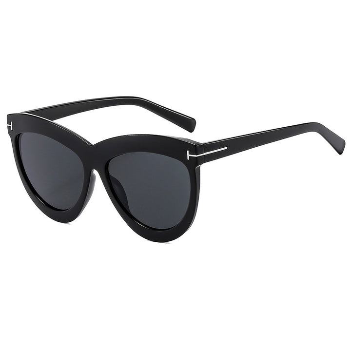 Stylish Cat-Eye Sunglasses with Slim Metal Accents Stornfield