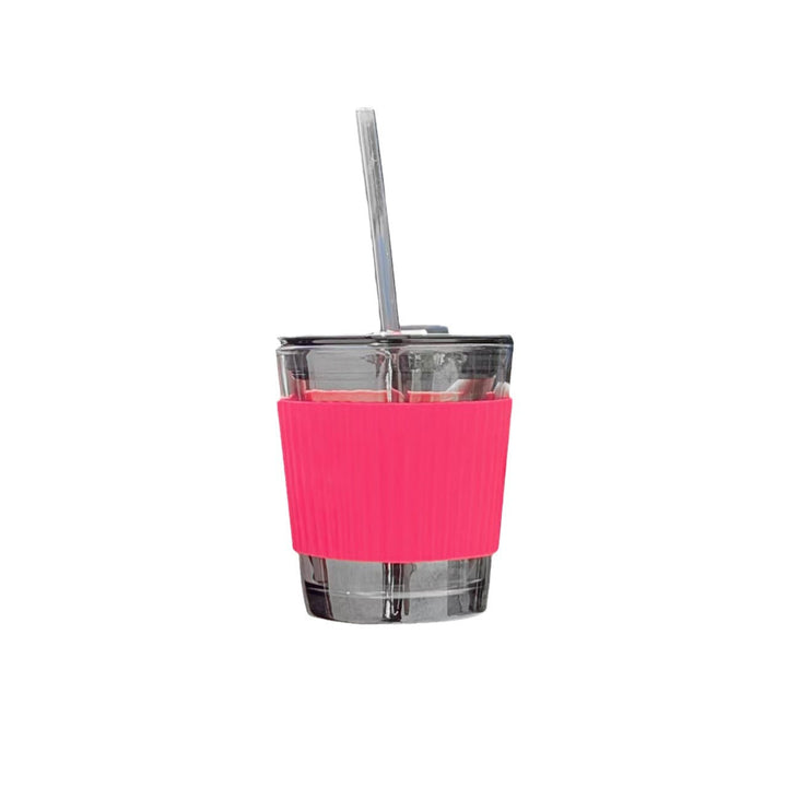 Women's versatile drinking cup with non-slip silicone cover and straw Stornfield