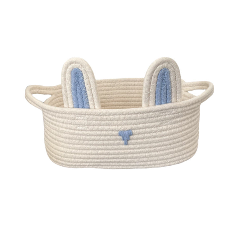 Ladies decorative storage basket with bunny ear design Stornfield