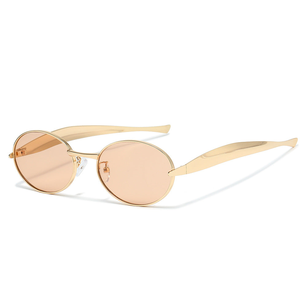 Futuristic Oval Frame Sunglasses Stornfield
