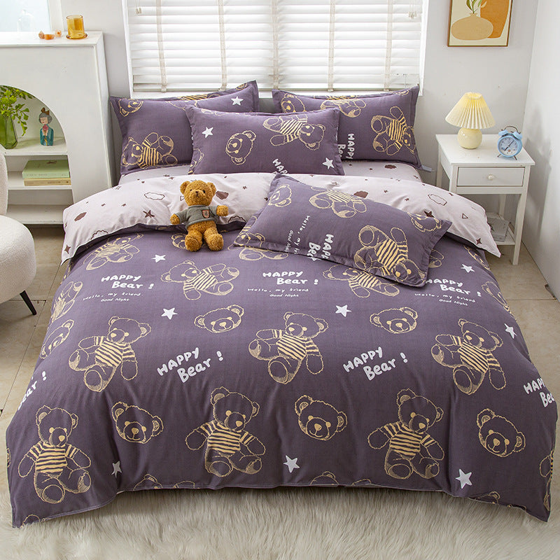 Cute Bear Themed Comforter Set