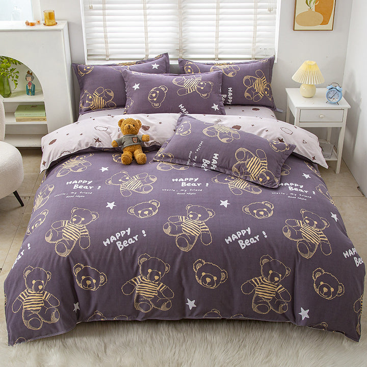 Cute Bear Themed Comforter Set