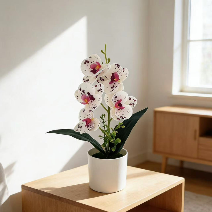 Artificial Orchid Plant for Home Decor and Indoor Display