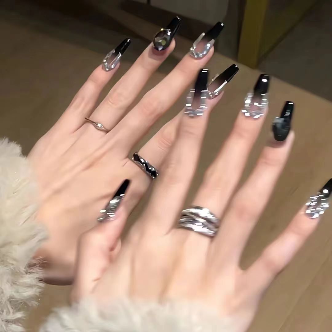 Stylish Long Stiletto Nail Art Extensions Stornfield