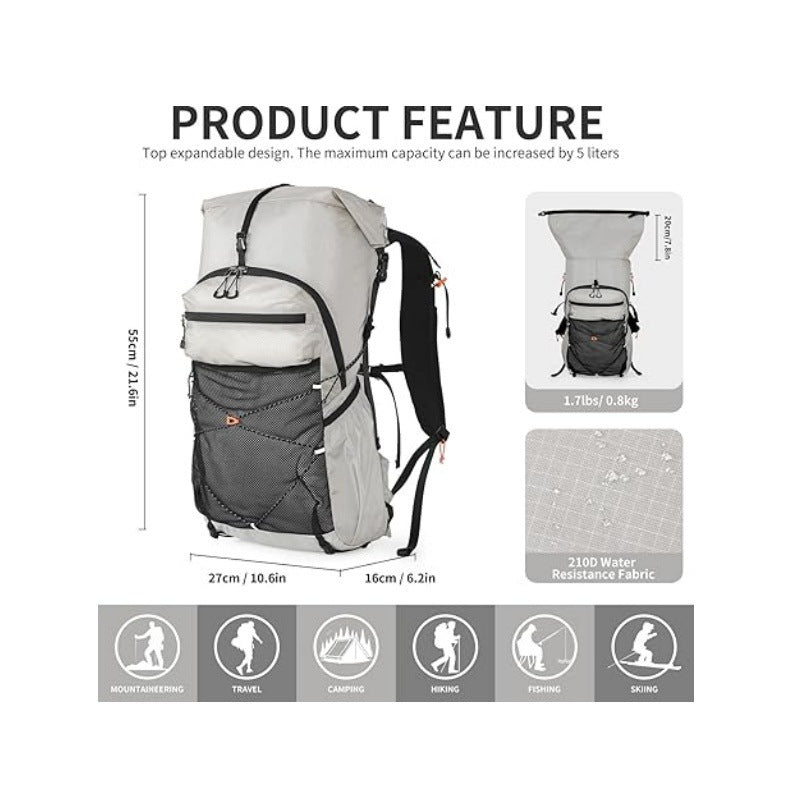 Lightweight and Functional Trekking Backpack Stornfield