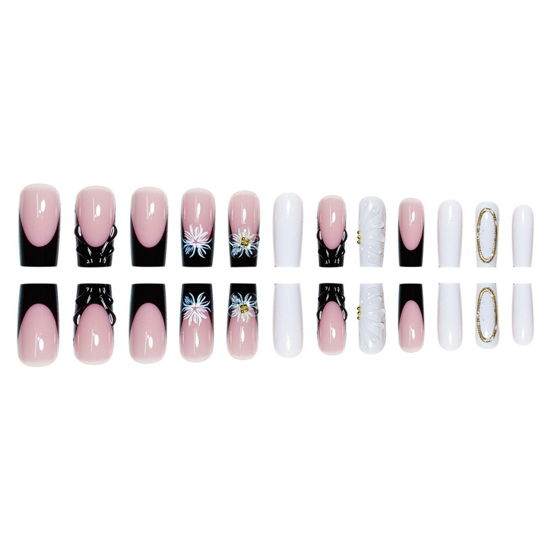 Decorative Flower Nail Art Extensions Stornfield