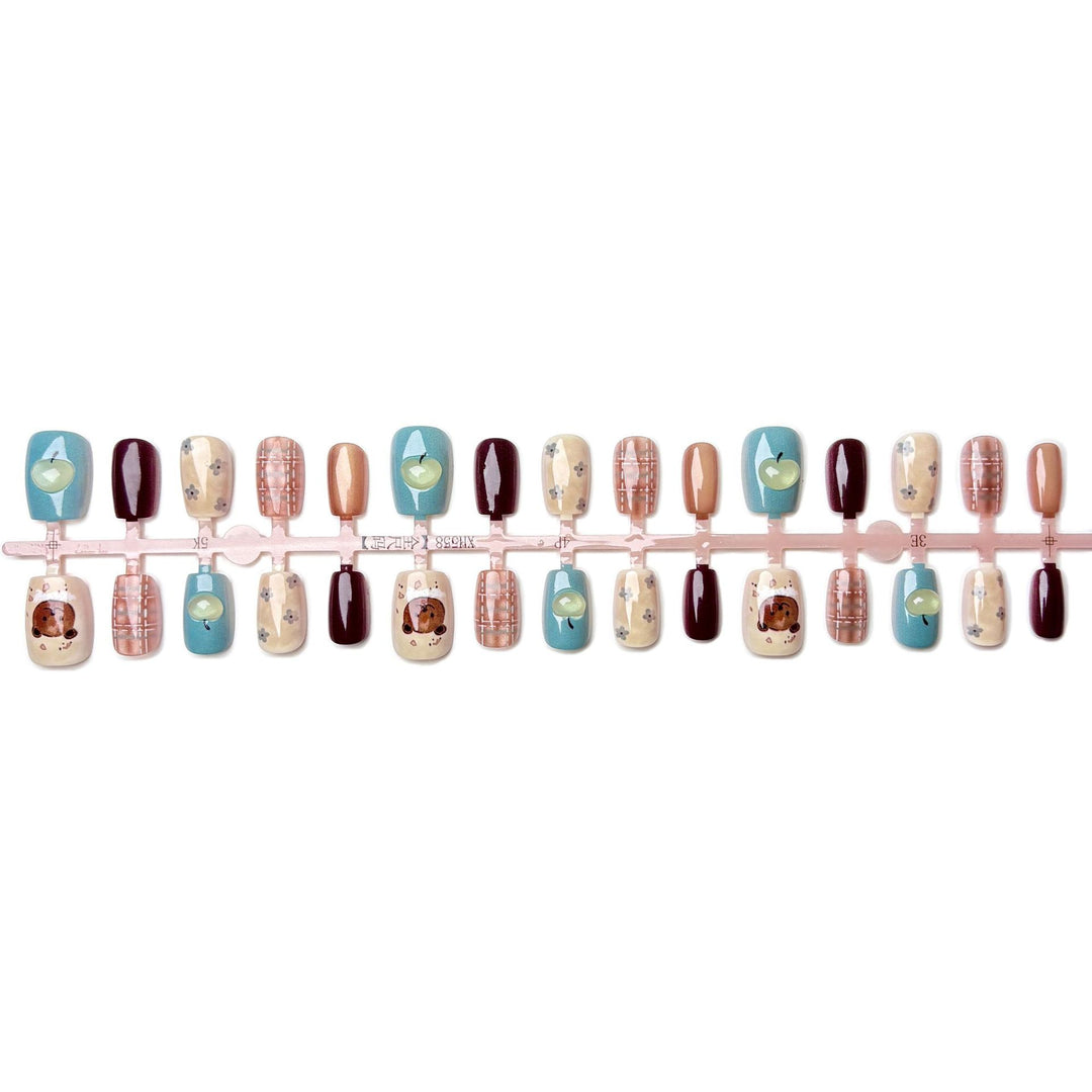 Themed Decorative Press-On Nail Art Set