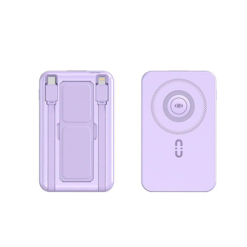 Multifunctional portable charger with wireless and integrated fast charging function Stornfield