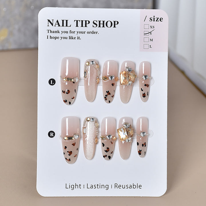 Decorative Animal Print Press-On Nail Set Stornfield