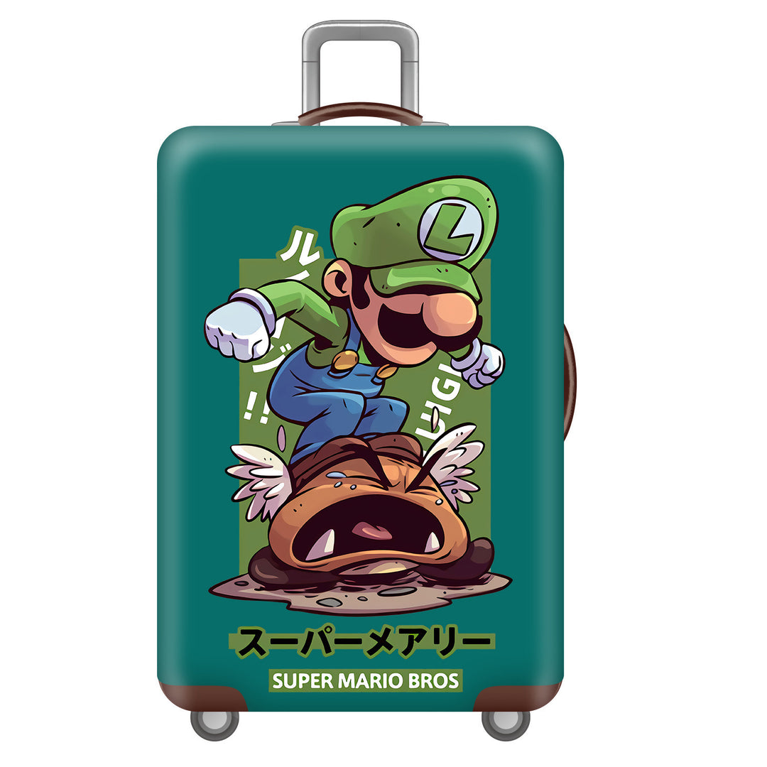 Unisex children's suitcase with reinforced hard shell, telescopic handle and Kuromi motif Stornfield