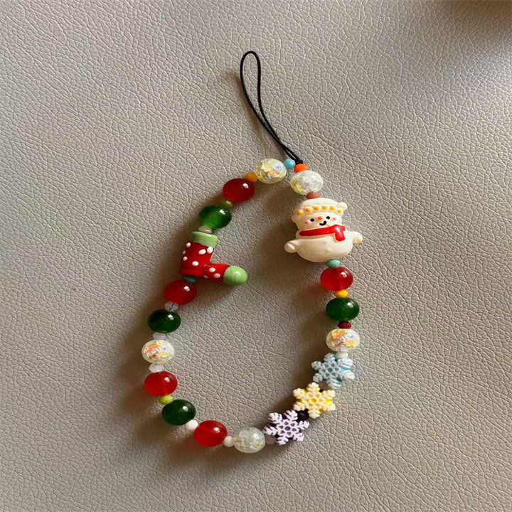 Festive Charm Beaded Phone Lanyard Stornfield