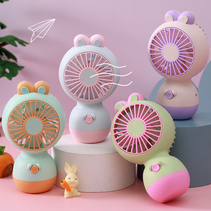 Ladies Portable Hand Fan with Cute Ear Design Stornfield