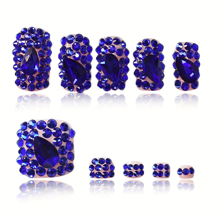 Glamorous Rhinestone Nail Art Stornfield
