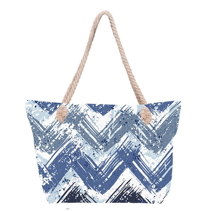 Beach bag with floral pattern Stornfield