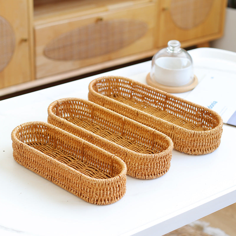 Oval Woven Storage Tray Stornfield