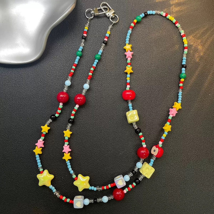 Colorful Beaded Eyewear Holder Chain Stornfield