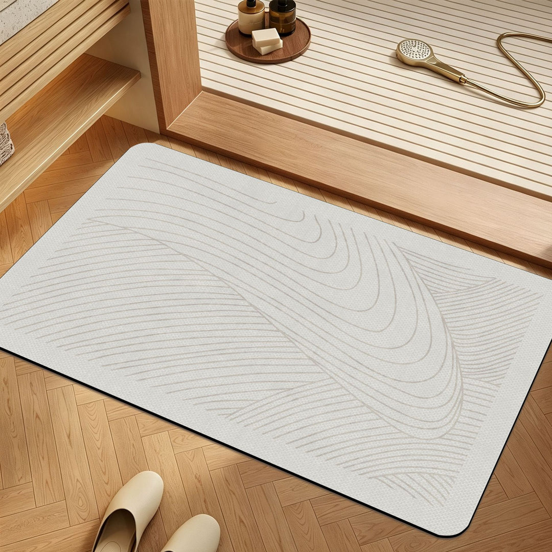 Geometric Patterned Bathroom Mat Stornfield
