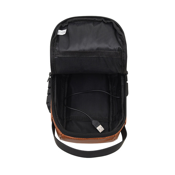 Fashionable Multi-Pocket Sling Bag