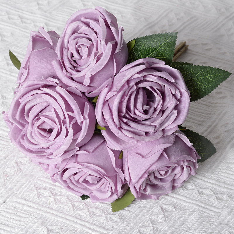 Decorative Faux Rose Bouquet