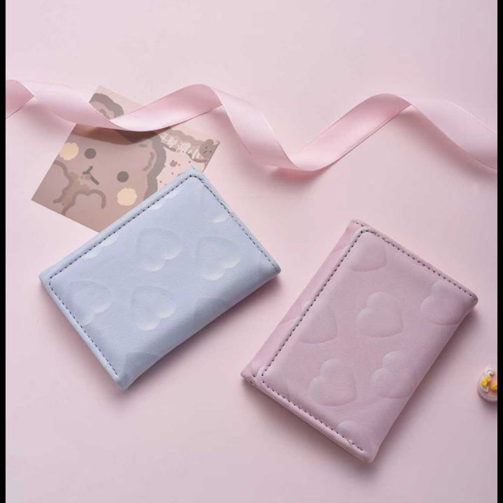 Cute Heart-Pattern Cardholder