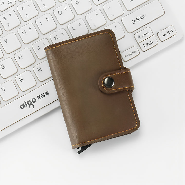 Premium Leather Credit Card Organizer