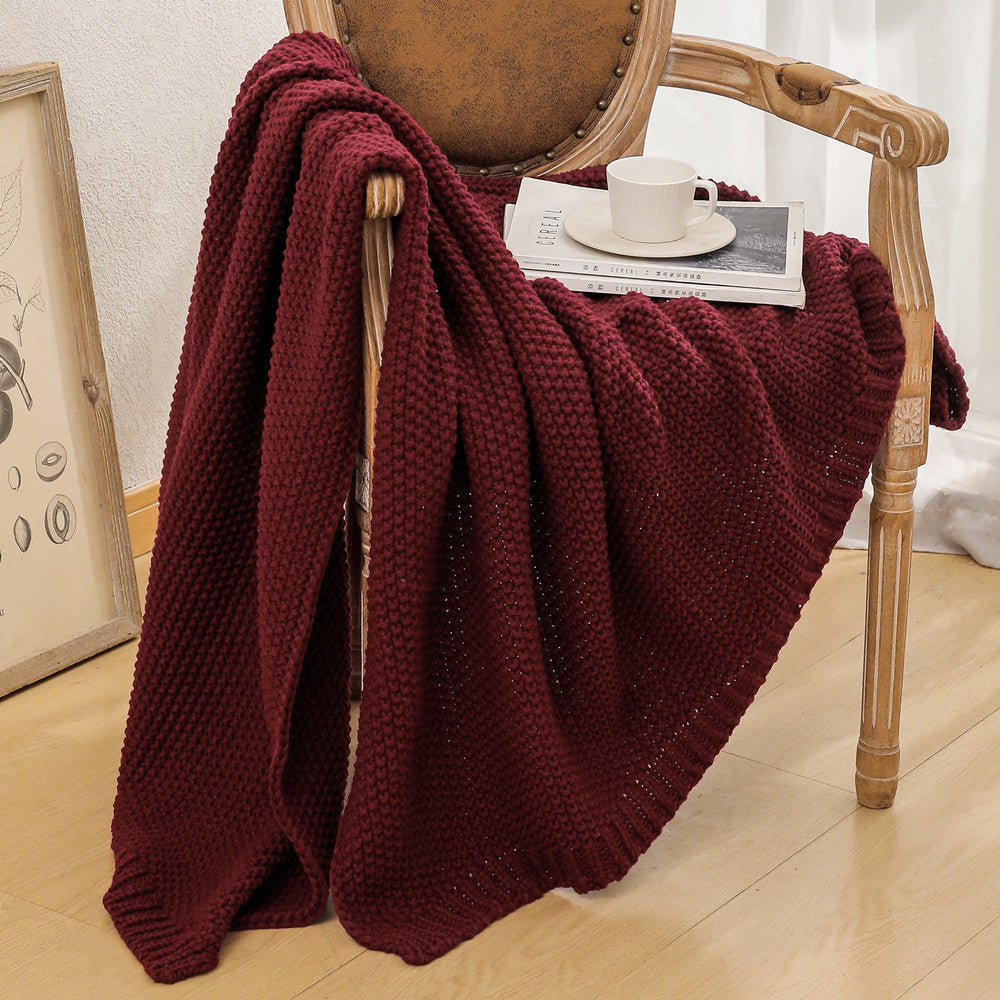 Ladies cozy knit blanket Stornfield