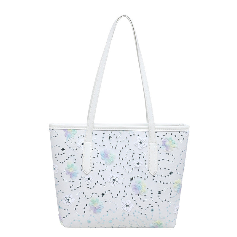 WoFloral Embellished Tote Bag Stornfield