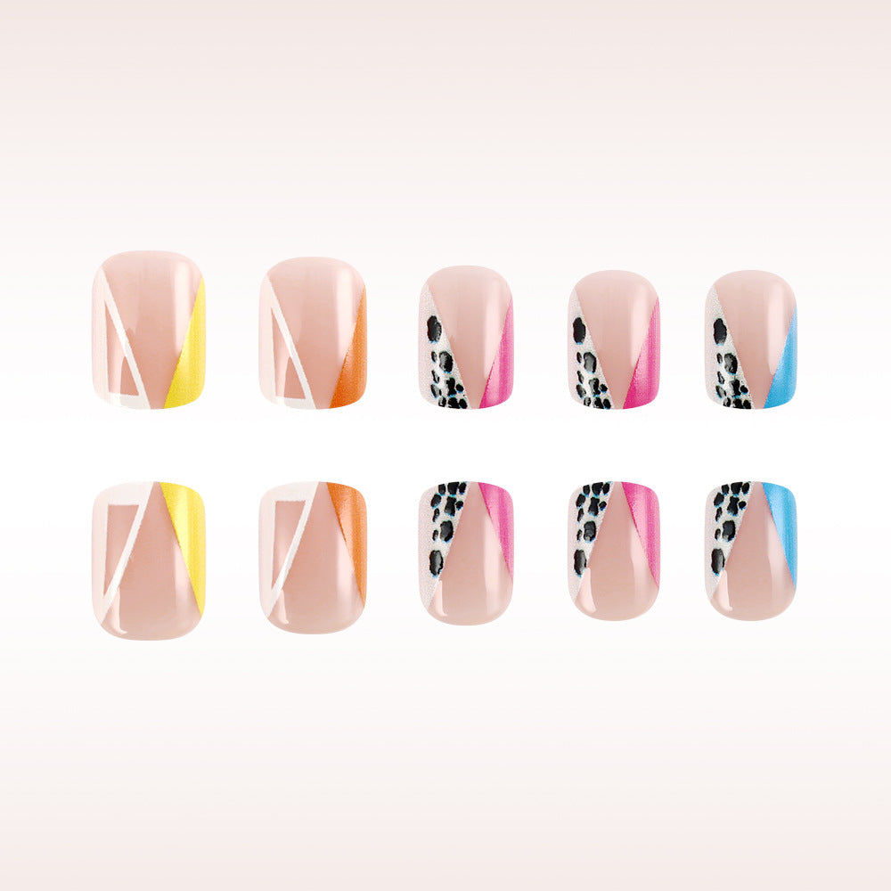 Creative Geometric Press-On Nails Stornfield